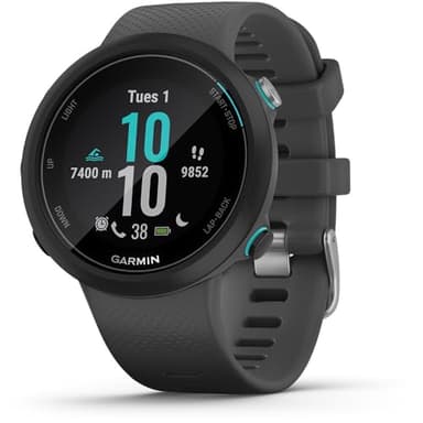 Garmin Swim 2 GPS 42mm Smartwatch, Swimming watch, Lightweight, Easy to use, Pool and Open Water Smartwatch, Records Distance, Pace, Stroke Count and more, Slate Grey