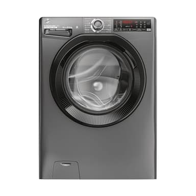 Hoover H-WASH&DRY 350 Freestanding Washer Dryer, 8 Kg Wash + 6 Kg Dry, 1400 RPM, Combined Cycle Class D, Wi-Fi & Bluetooth, Auto Care & Steam Care Pro, Anthracite, 60x54x85 cm - H3DPS4866TAMBR80