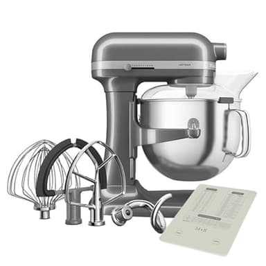 KitchenAid 6.6L Bowl Lift Artisan Mixer Medallion Silver (5KSM70SHXBMS)