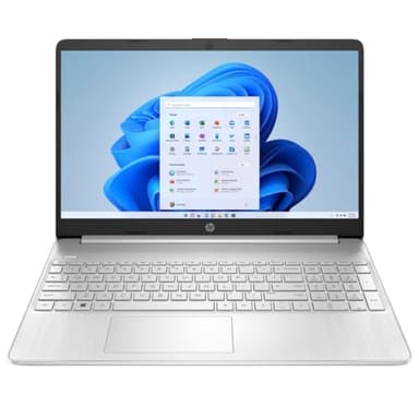 HP 15s-fq5510na 15.6" Laptop | Full HD Display | Intel Core i5-1235U | 8GB DDR4-3200MHz RAM | 256GB PCIe NVMe SSD | Windows 11 | Silver