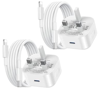 iPad Charger,2Pack New Apple USB C to PD Fast Charger Cable and Plug 25W for i Pad Pro 9.7 10.5 12.9 inch 1st 2nd Generation/Air 3rd/Mini 2 3 4 5th Gen/Pad 4th 5th 6th 7th 8th 9th/iPhone 14 13 12 11