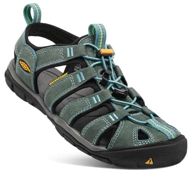 KEEN 1014371, womens Clearwater Cnx Leather-w, Mineral Blue/Yellow, 6 UK (8.5 US)