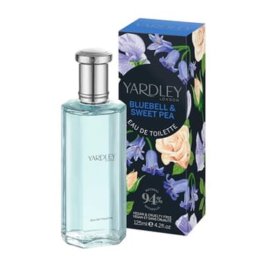 Yardley London Bluebell and Sweet Pea Eau de Toilette, Floral Womens Perfume with Notes of Bergamot and Lemon, Vibrant Bluebell Perfume for Women 125ml