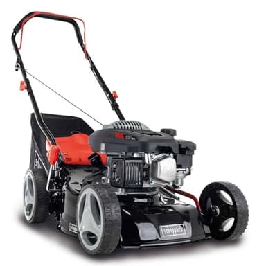 Scheppach MP132-42 Compact Petrol Lawn Mower | 42 cm Cutting Width | Lightweight & Maneuverable | 45L Grass Bag | Easy Clean & Storage