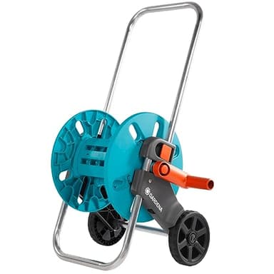 Gardena CleverRoll S hose trolley: empty hose trolley for max. 40m 13mm (1/2") hose, 30m 15mm (5/8") hose or 25m 19mm (3/4") hose (18500-20)