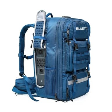BLUETTI Handsfree 2 Solar Backpack Power Station, 512Wh 700W LiFePO4 Generator with a 60L Backpack, All in One Power System for Hiking, Photography, Travel (Solar Panel Optional)