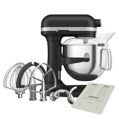 KitchenAid 6.6L Bowl Lift Artisan Mixer Cast Iron Black (5KSM70SHXBBK)
