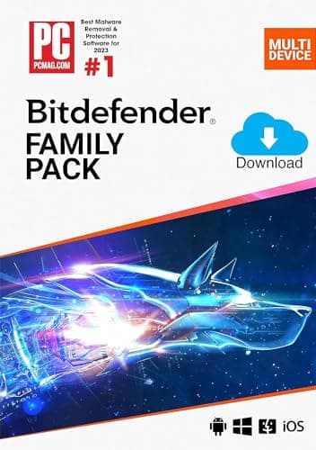 Bitdefender Total Security 2024 Family Pack | 15 Devices | Windows, macOS, Android and iOS | Activation Code by Email (15 Devices 2 Years)