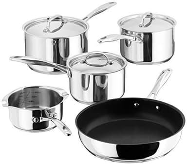 Stellar Profile 5 Piece Set (14cm Milk Pan / 16cm, 18cm, 20cm Saucepans & 26cm Frying Pan)