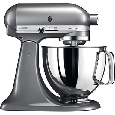 KitchenAid Artisan Stand Mixer (Contour Silver, Stainless Steel, 50/60Hz) 5KSM125BCU