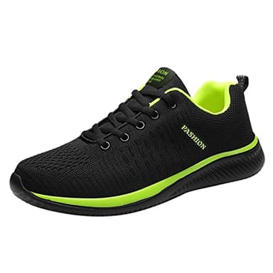 Outlet Clearance UK Trainers for Women Wide Fit Wedge Walking Sneakers Casual Fashion Non Slip Walking Shoes Lightweight Low Top Lace Up Slip on Arch fit Trainers Women Green 6