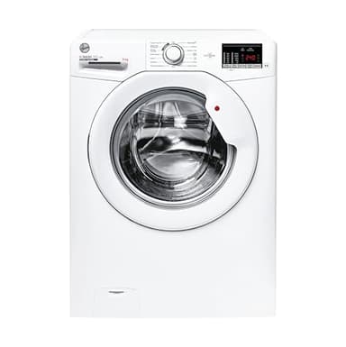 Hoover H-WASH 300 LITE 9kg Freestanding Washing Machine, 1400 RPM, B Rated, AC Motor, NFC & IoT App, 15+1 Programmes, Allergy Care Cycle, White, 60x53x85 cm - H3W 492DA4/1-80