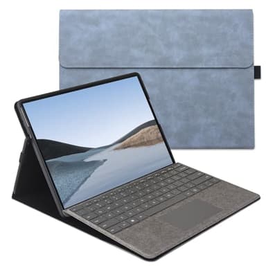 xisiciao Protective Case for Microsoft Surface Pro 9/10/ 11th Edition AI PC 2024 13" Shell Compatible with Keyboard Cover Ultral Thin & Light Heat Dissipation Design (Light Blue)