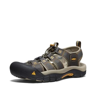 KEEN Men's Newport H2 Sandal, Raven Aluminum, 10 UK
