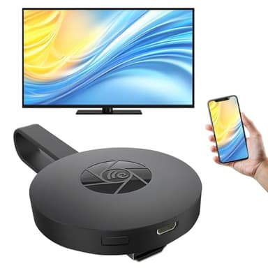HDMI Wireless Display Adapter – 4K 1080P WiFi HDMI Dongle for TV, Screen Mirroring Dongle Projector TV Streaming Stick for iPhone iPad Android Windows Mac Airplay DLNA, Plug and Play Streaming Device