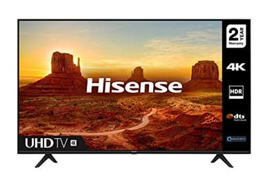 Hisense 55A7100FTUK 55-inch 4K UHD HDR Smart TV with Freeview play, and Alexa Built-in (2020 series), Black [Energy Class G], Operating System VIDAA