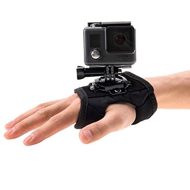 PULUZ Go Pro Hand Mount, Go Pro Wrist Mount Glove Style with Screw for GoPro for Insta360 for DJI Osmo Action Other Action Cameras
