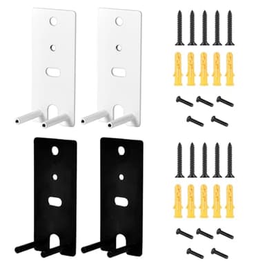 SEIWEI 4Pcs Wall Mount Brackets Compatible with Bose Surround Speakers 700, OmniJewel Lifestyle 650 Home Entertainment System(Black+White)