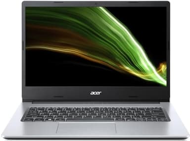 acer Aspire 1 A114-33 14 inch Laptop (Intel Celeron N4500, 4GB RAM, 128GB eMMC, Windows 11 Home) - Silver