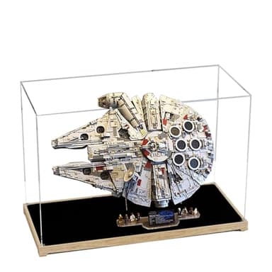 Acrylic Display Case for Lego 75192 Deluxe Millennium Falcon，Dustproof Box, Storage Box, Transparent Box, Display Box Compatible with Lego 75192（Only Case, No Model (Option 3)