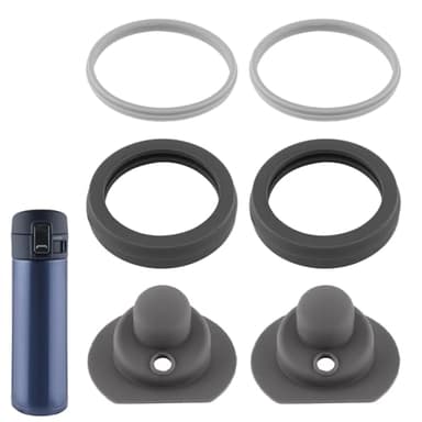 BOXOB 6pcs Gasket Replacement for Zojirushi Stainless Steel Mug 16oz 12oz, Silicone Lid Seal Ring Parts Leak-Proof Accessories Compatible with SM-K Series Accessories BPA Free