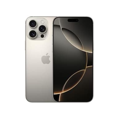 Apple iPhone 16 Pro Max, 256GB, Natural Titanium (Renewed)