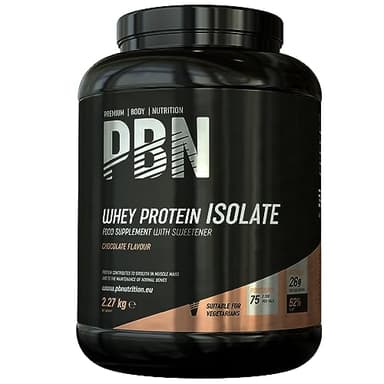 Premium Body Nutrition - Whey Isolate Protein Powder, Chocolate - 75 Servings, 2.27 kg (Pack of 1)