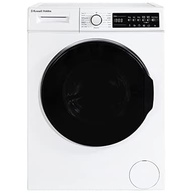 Russell Hobbs RH914W116W - Freestanding Washing Machine, 9kg Capacity, 1400 rpm, 15 Programmes, Eco Technology, Rapid Wash Cycles, White, 85 x 60.9 x 60 cm