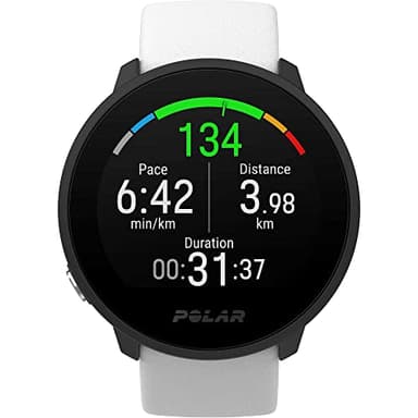 Polar Unisex Unite Fitness watch, White-White, S-L UK