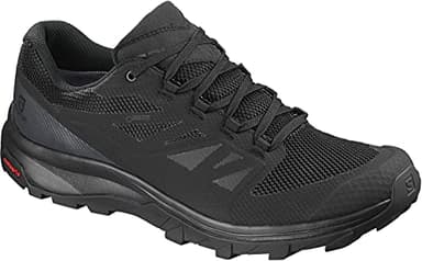 Salomon OUTline Gore-Tex Men's Hiking Shoes, Waterproof, Sneaker Like Comfort, and Outdoor Grip, Durability, Protection, Black, 6.5