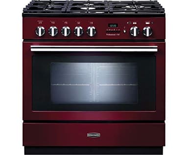 Rangemaster Professional Plus FXP 90 Dual Fuel Range Cooker - Freestanding - PROP90FXPDFFCY/C - Cranberry