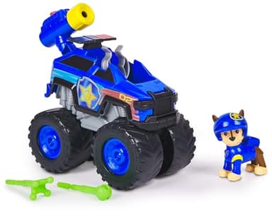 Paw Patrol: Rescue Wheels Chase’s Cruiser, Toy Truck with Projectile Launcher and Collectible Action Figure, Kids’ Toys for Boys & Girls Ages 3 and up