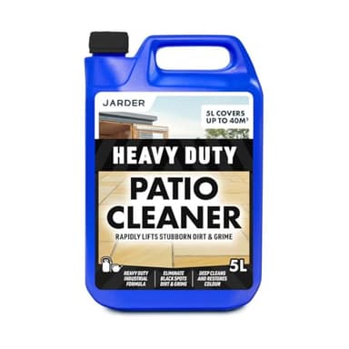 Jarder Heavy Duty Patio Cleaner 5L – Heavy Duty Formula - Deep Cleans Dirt, Mould, Grime, Black Spots and More - Rejuvenates Tired Patios - 40sqm Coverage