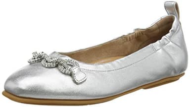 Fitflop Women's Allegro Sparkle Ballerinas Silver