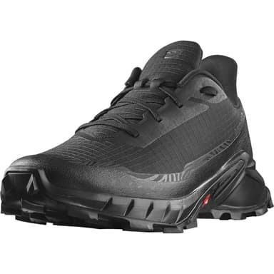 SALOMON Alphacross 5 Men's Trail Running Shoes, Powerful Grip, Long Lasting Comfort, and Versatile Performance, Black, 8