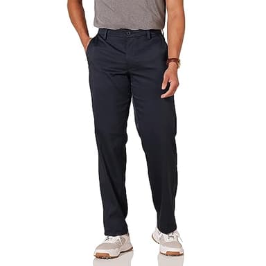 Amazon Essentials Men's Classic-Fit Stretch Golf Trousers (Available in Big & Tall), Navy, 34W / 32L