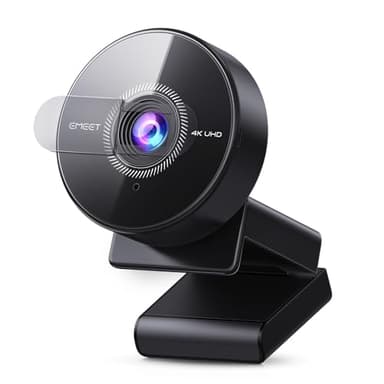 EMEET C950 4K Webcam for PC - 8 Megapixels UHD, PDAF Autofocus, Noise-Canceling Mic, 70° FOV, 1080P@60FPS, Privacy Cover, USB 2.0 Plug&Play, Ideal PC Camera 4K for Zoom/Teams/Google Meet