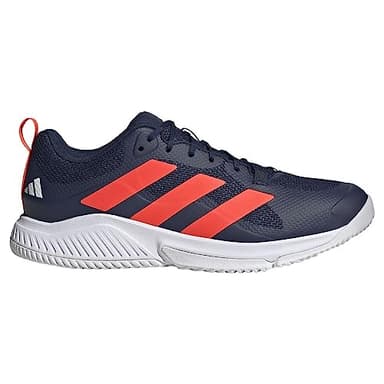 adidas Men's Court Bounce 2.0 M Shoes-Low (Non-Football), Team Navy Blue 2 Solar Red FTWR White, 5 UK