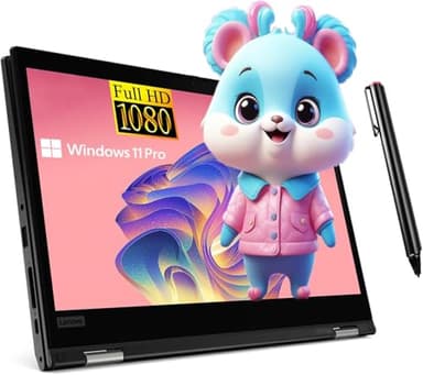 Lenovo ThinkPad L13 Yoga Gen 2 Laptop, 2-in-1 Touchscreen Notebook, Intel Core i5-1135G7, 13.3-Inch FHD, 16GB RAM, 256GB SSD, UK QWERTY Keyboard, Windows 11 Pro (Renewed)