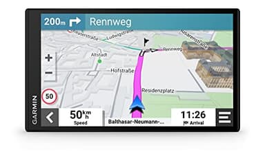 Garmin DriveSmart 76,GPS Sat Nav, 7" Display, Map Updates for UK, Ire and Full Europe, Live Traffic via app, Bluetooth Hands-free Calling,Voice Commands/Smart Features, black