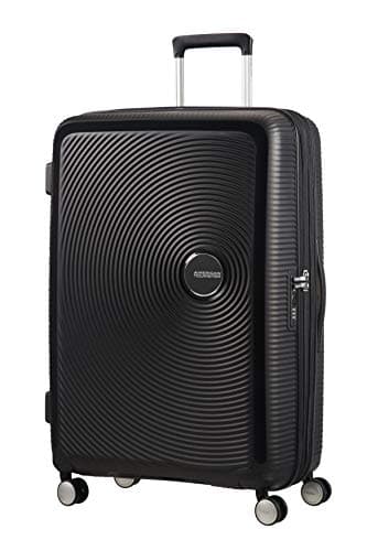 AMERICAN TOURISTER Soundbox - Spinner 77/28 Expandable Hand Luggage, 77 cm, 97 liters, Black (Bass Black)