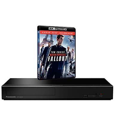 Panasonic DP-UB450 MULTIREGION Blu-ray Player Bundle with Mission Impossible Fallout Ultra HD 4K Blu-ray Disc