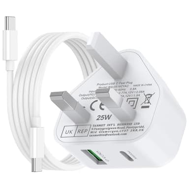 Google Pixel Charger and Plug,New Google Pixel 9 USB Type C Fast Charging Cable and Head UK 25W USBC Port Super Quick Charge for 9 Pro/9 Pro XL/9 Pro Fold/8 Pro/8/8A/7A/7/7 Pro/6A/6/6 Pro/5/5A/4 XL