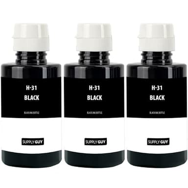 Supply Guy Ink compatible with HP 32XL / HP 31 Black for Smart Tank 5100 Series 5105 5106 5107 7000 7005 7006 7300 7305 7306 7600 7605 7606 Smart Tank Plus 550 555 558 559 570 655