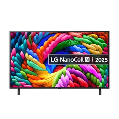 LG 50NANO90A6B 50-Inch NANO AI 4K Smart TV (webOS 25 Platform with AI Concierge, alpha 7 AI Processor 4K Gen8, Game Optimiser & ALLM, 60Hz) [Model 2025] [Energy Class F]