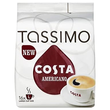Tassimo Costa Americano Pack of 2, 2x16 T-Discs