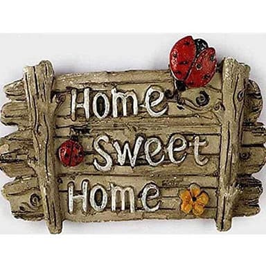 Better Selection DIY 5D Full Diamond Art Kit, Sweet Home Wooden Sign Sweet Diamond Art Kits for Adults Paint with Diamonds Kits Diamonds Embroidery by Numbers 11.8x15.7 inch