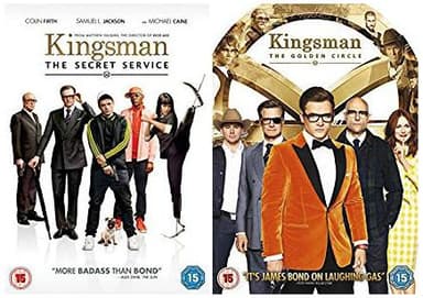 Kingsman 1-2 Complete DVD Collection : Kingsman The Secret Service / Kingsman The Golden Circle