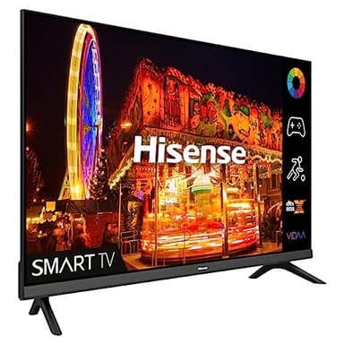 Hisense 32A4BGTUK (32 Inch) HD Smart TV, with Natural Colour Enhancer, DTS Virtual X, VIDAA U5 OS, Youtube, Netflix, Disney +, Freeview Play and WiFi (2022 NEW), Operating System VIDAA