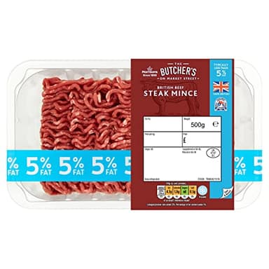 Morrisons British Steak Mince 5% Fat 500g